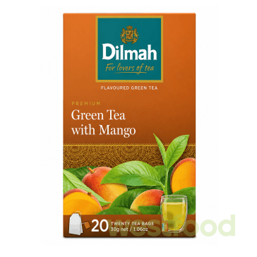 Чай Dilmah 20пак*1.5г Манго зелений з/я /уп.12шт/