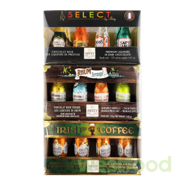 Цукерки ABTEY Пляшечки з алког.начинк.155г в асорт./уп.12шт/