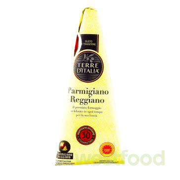 Сир пармезан Parmigiano Reggiano 300г 30міс TERRE D'ITALIA