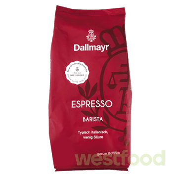 Кава в зернах Dallmayr Espresso Barista 1кг/в уп.6шт/
