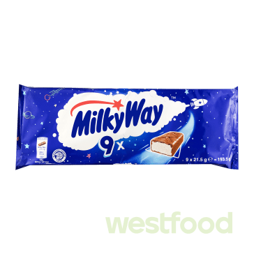 Батончик MilkyWay 9*21,5г /в уп.15шт/
