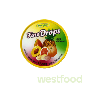 Льодяники Woogie Екзотик 200г ж/б /уп.10шт/