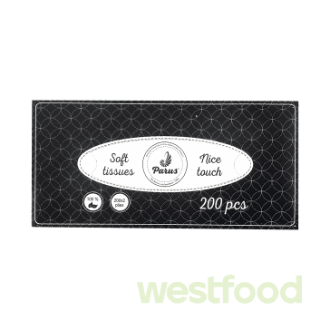 Серветки косметичні Parus 2 шари 200листів /уп.15шт/