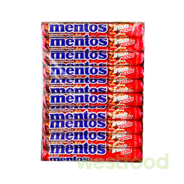 Драже жув. MENTOS Кола 37,5г /в уп.20шт/