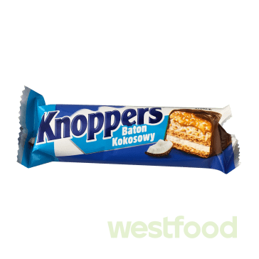 Батончик Knoppers 40г Kokosowy /уп.24шт/