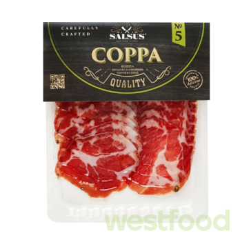 Продукт із свинини с/в Коппа (Coppa) в/с в/п нар.серв 100г SALSUS