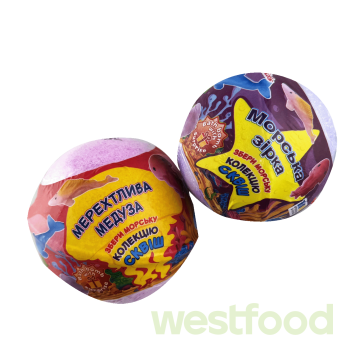 Кульки для ванни АкваШайн Crazy Bombs Kids 120г з сюрпризом в асорт.