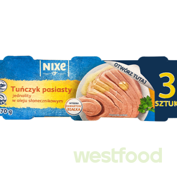 Тунець NIXE в олії 3шт*70г /в уп.30шт/