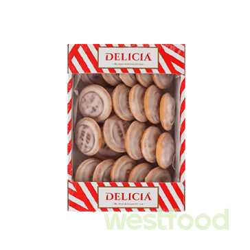 Печиво Деліція 300г у молочн.глазурі зі см.Вишні