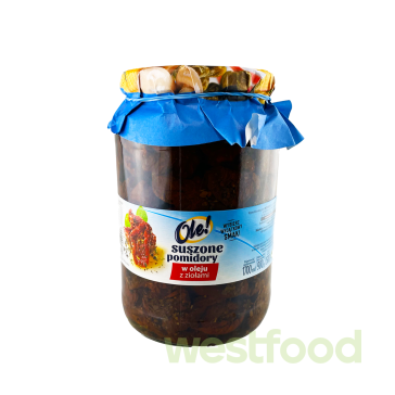 Помідори в'ялені Ole 1500г скло /уп.4шт/