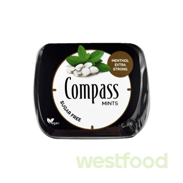 Драже Compass 14г MentolExtraStrong /в уп.12шт/