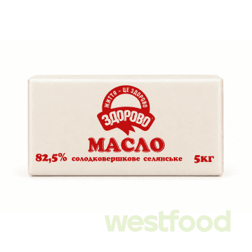 Масло 5 кг ВАГОВЕ Селянське 82,5% (Здорово)