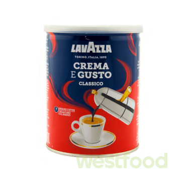 Кава мелена LAVAZZA ж/б Crema е gusto Classico 250г /в уп.12шт/