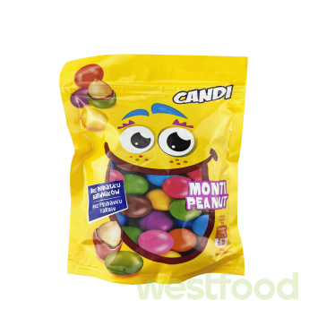 Драже CANDI Monti Peanut 240г /уп.18шт/
