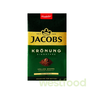 Кава мелена Jacobs Krönung 500г /в уп.12шт/