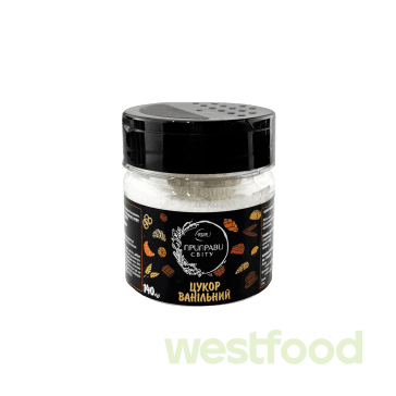 Приправ.Банка Цукор ванільний 140г Припр.світу /уп.5шт/