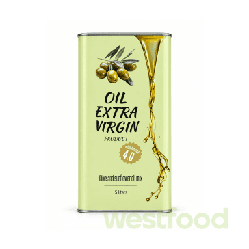 Олія 5л Оливкова+Соняшникова суміш ж/б Extra Virgin /в уп.3шт/