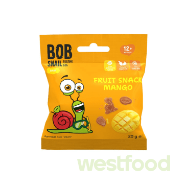 Цукерки Bob Snail яблучно-мангові 30г