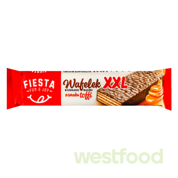 Вафля в шоколаді Fiesta XXL 50г тофі /уп.30шт/