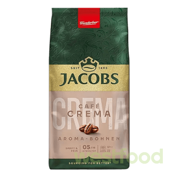 Кава в зернах Jacobs Cafe Crema 500г /уп.12шт/