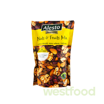 Мікс горіхів та сухофруктів Alesto 200г