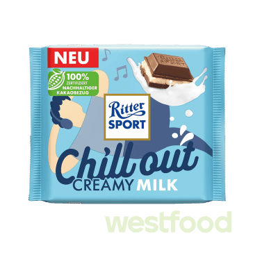 Шоколад Ritter Sport Chill out Creamy milk /в уп.12шт/