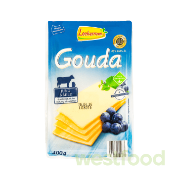 Сирн.нарізка Leckerrom 400г Gouda