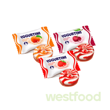 Цукерки ваг.Roshen Yogurtini, кг