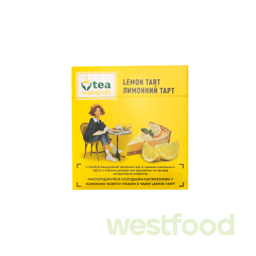 Чай Tea Moments 20пірам*1,6г Лимонний тарт, зел. аром /уп.14шт/