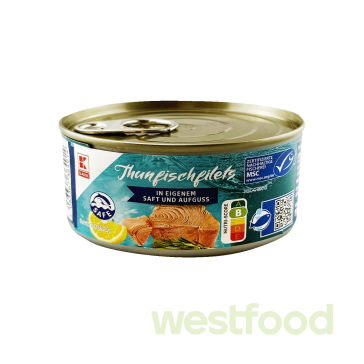 Тунець K-Classic 195г у власн.соку /в уп.48шт/син