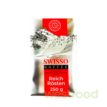 Кава мелена Swisso 250г Reich Rosten /в уп.12шт/