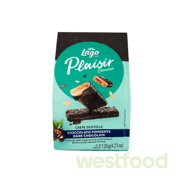 Печиво LAGO Plaisir Chocolate 120г /уп.12шт/