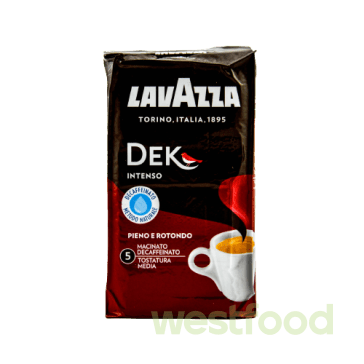 Кава мелена LAVAZZA Dek Intenso без кофеїну 250г/в уп.20шт/