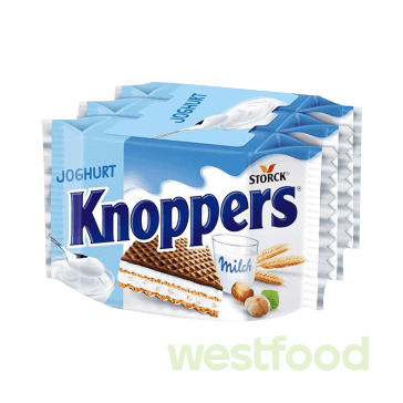Вафля Knoppers 3шт*25г Йогурт /уп.16шт/