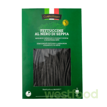 Макарони GustoBello з чорнилом каракатиці 250г /в уп.12шт/