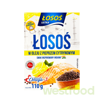 Лосось LososUstka 110г з лимонним перцем /уп.14шт/