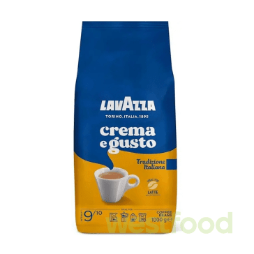Кава в зернах LAVAZZA Crema&Gusto Tradizione Italiana 1кг