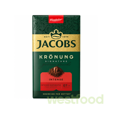 Кава мелена Jacobs Krönung Intense 250г /в уп.12шт/