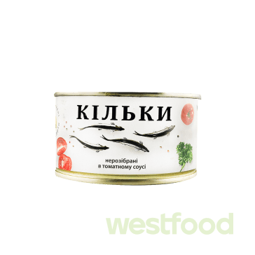 Кілька Рибна Затока в томат.соусі 240г /уп.48шт/
