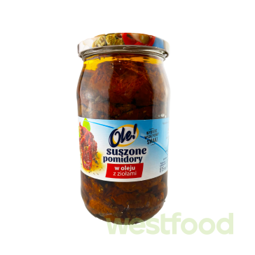 Помідори в'ялені Ole 740г скло /уп.6шт/