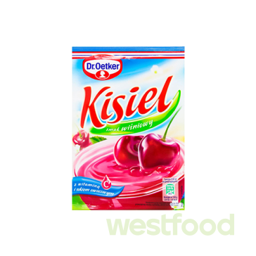 Кисіль Dr.Oetker зі смаком вишні 38г /уп.35шт/