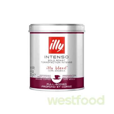 Кава мелена Illy  INTENSO ж/б 125г /уп.12шт/