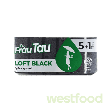 Губки кухонні FrauTau Loft Black 6шт