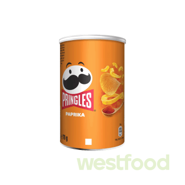 Чіпси Pringles 70г паприка /в уп.12шт/