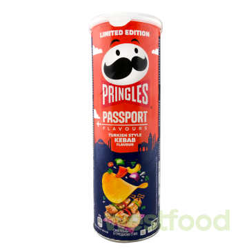 Чіпси Pringles 165г PASS TurkishStyle Kebab /в уп.19шт/