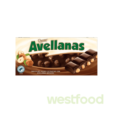 Шоколад Choceur Avellanas 100г молочн/чорн /уп.40шт/