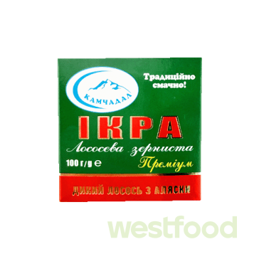 Ікра лососева зерниста Камчадал Преміум 100г ж/б