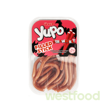 Желейки Yupo Strawberry олівці 225г пластик /в уп.24 шт/