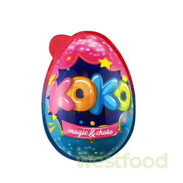 Яйце з цукерками та сюрпризом КОКО /уп.8шт/