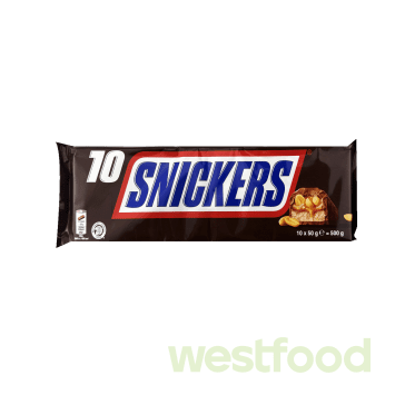 Батончик Snickers 10*50г /в уп.20шт/